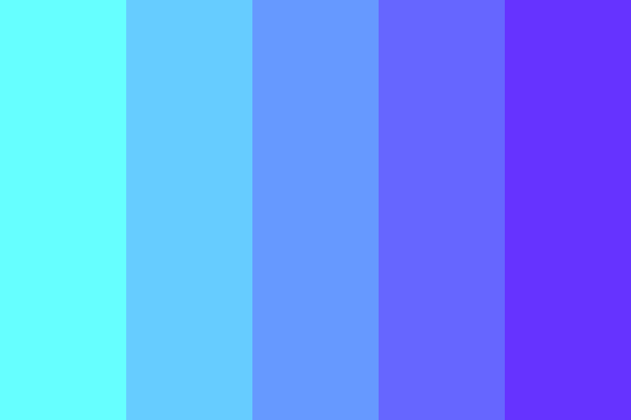 Purple or Blue Color Palette