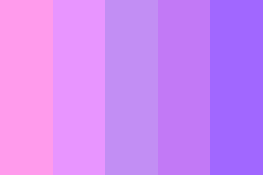 Pink to Purple Color Palette