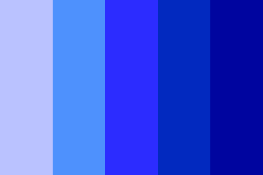 Shades of Blue Color Palette