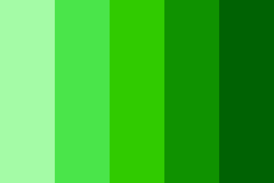 shades of green