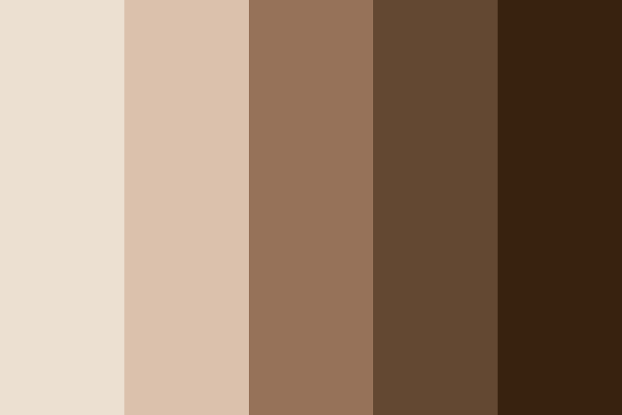 Cream Coffee Color Palette