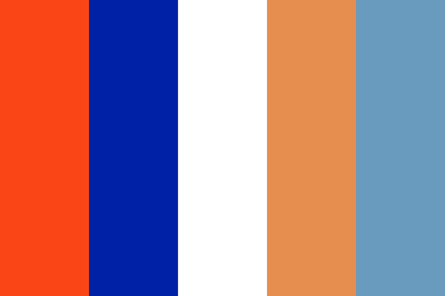 UF Primary and Secondary Color Palette