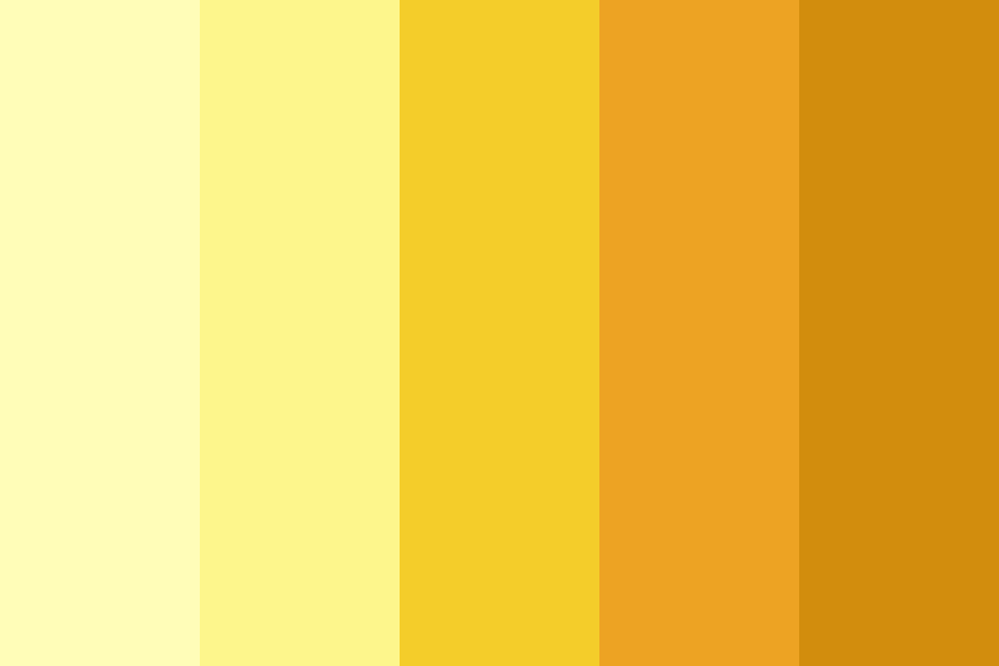 Golden Gold Color Palette