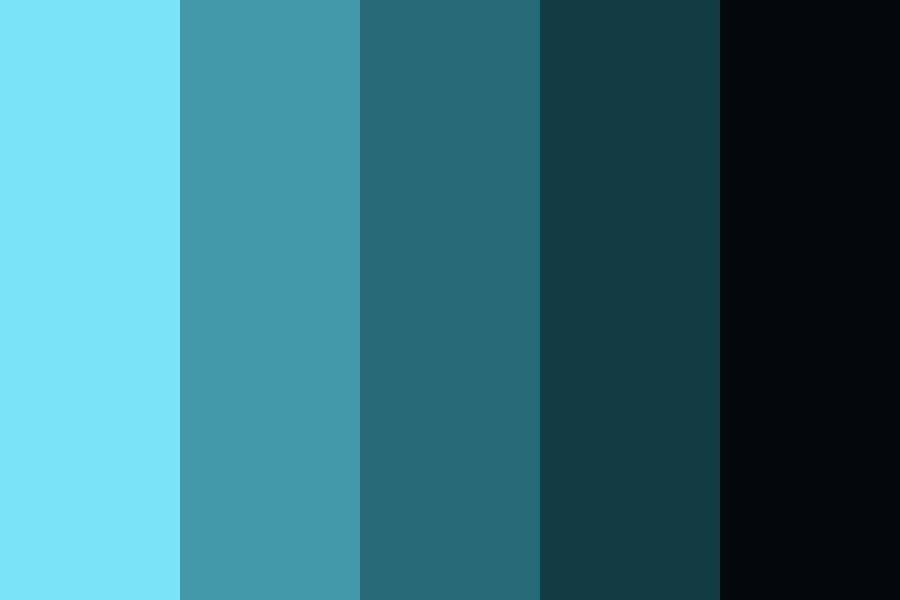 Russian Blue Color Palette
