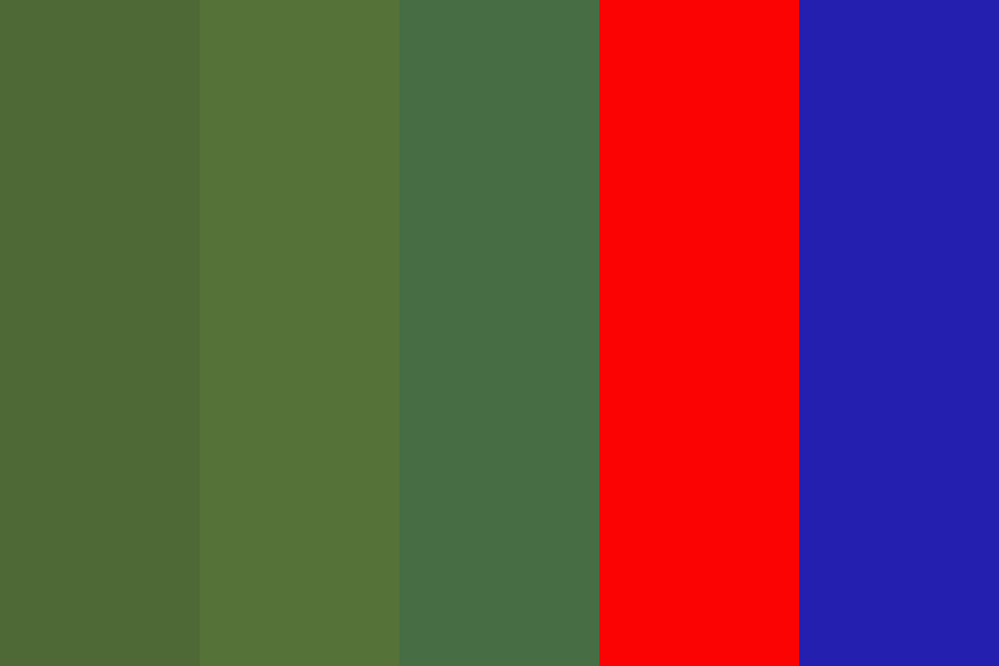 Zombie Color Palette