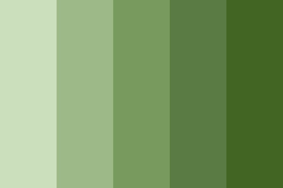 Blog Green Color Palette