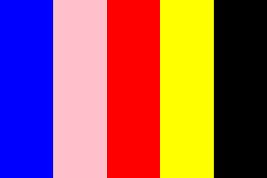 Power Rangers Color Palette