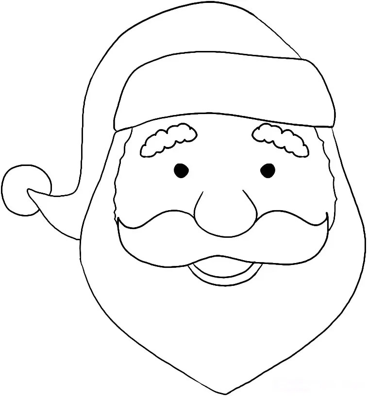 👍 comment dessiner un pere noel