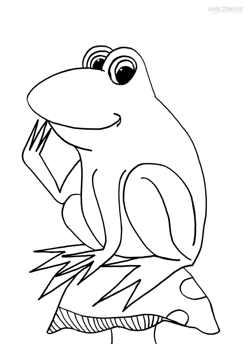 Printable Toad Coloring Pages For Kids Cool2bKids