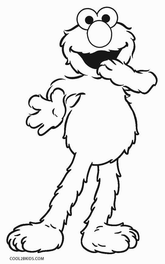 Printable Elmo Coloring Pages For Kids Cool2bKids