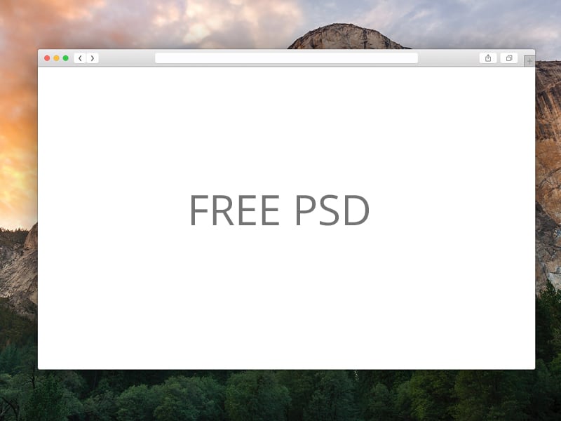 Free Web and Mobile Browser Mockup Designs PSD