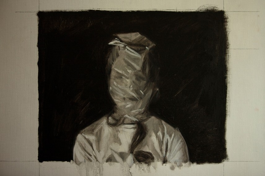 Axel Void’s Unsettling Paintings Of Subjects Suffocating