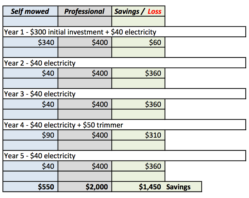 How Much Does It Cost To Mow The Lawn? Dad Is Learning