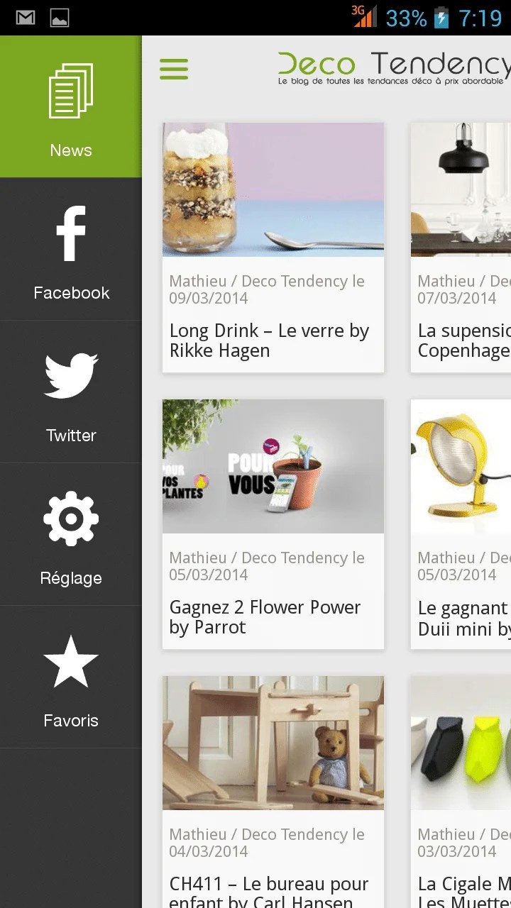 Application Deco Tendency débarque sur Androïd