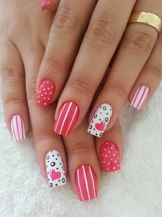 60 Incredible Valentine's Day Nail Art Designs for 2015