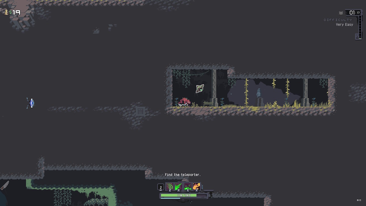 risk of rain returns where to find mu construct hidden cave