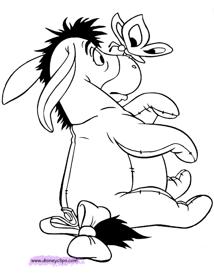 Disney Eeyore Printable Coloring Pages 2 Disney Coloring Book