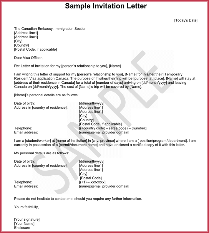 Immigration Reference Letters (7+ Samples, Formats) and