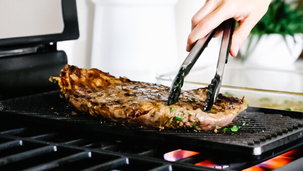 Melt 4 tbsp butter into a cast iron skillet. Best Carne Asada Recipe Downshiftology