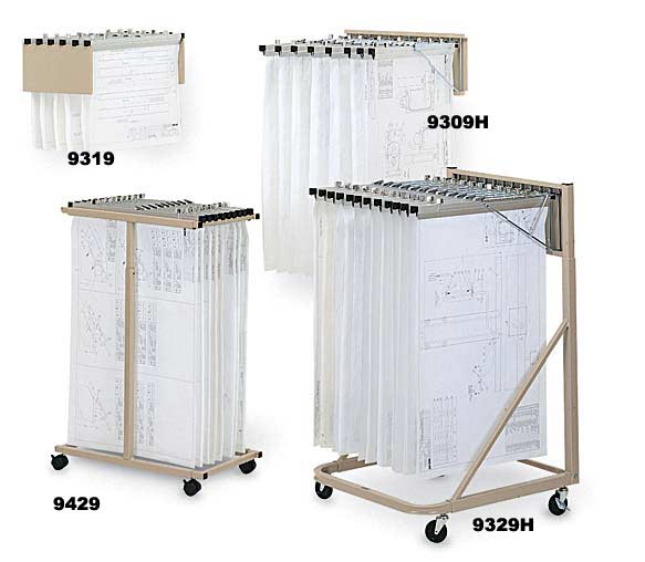 Vertical Drawing Files Hopper's Office and Drafting Furniture