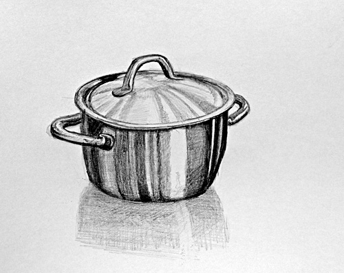 Metal Drawing, Pencil, Sketch, Colorful, Realistic Art Images Drawing Skill