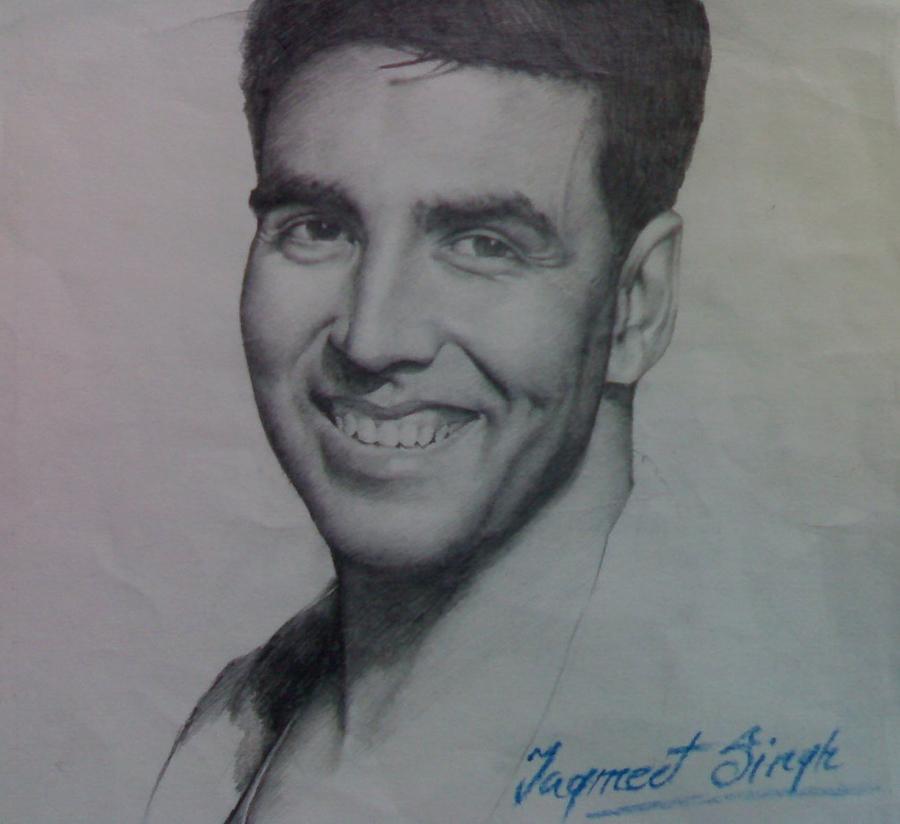 Akshay Kumar Drawing, Pencil, Sketch, Colorful, Realistic Art Images Drawing Skill