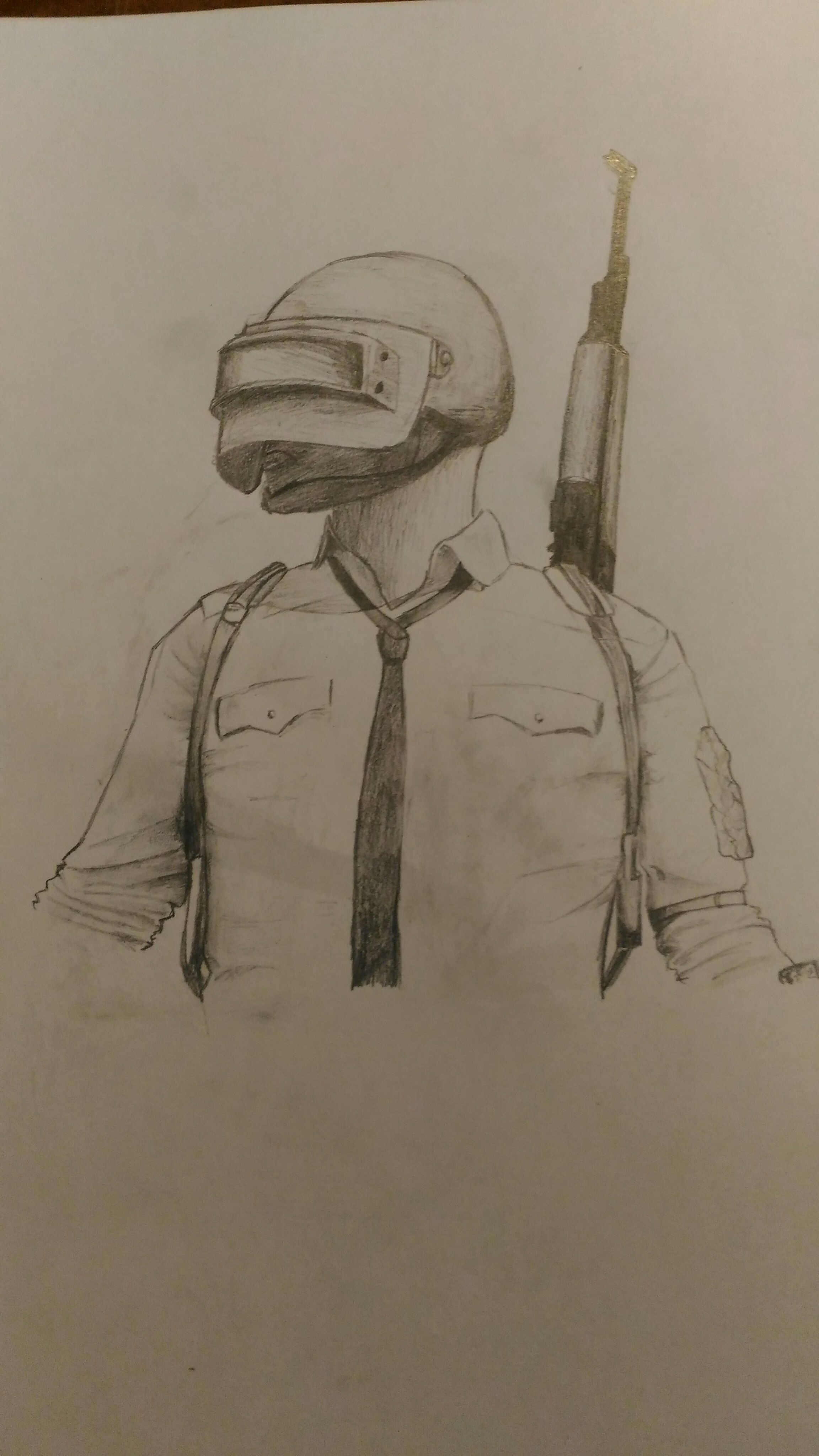 PUBG Drawing, Pencil, Sketch, Colorful, Realistic Art Images Drawing Skill
