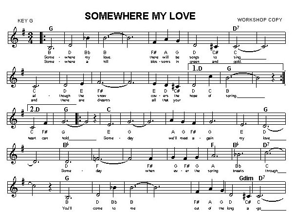 Somewhere, My Love