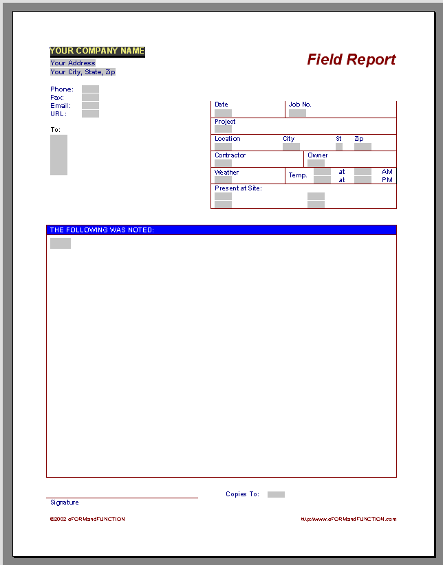 Microsoft Word Field Report Template The best free software for your auctionssetup