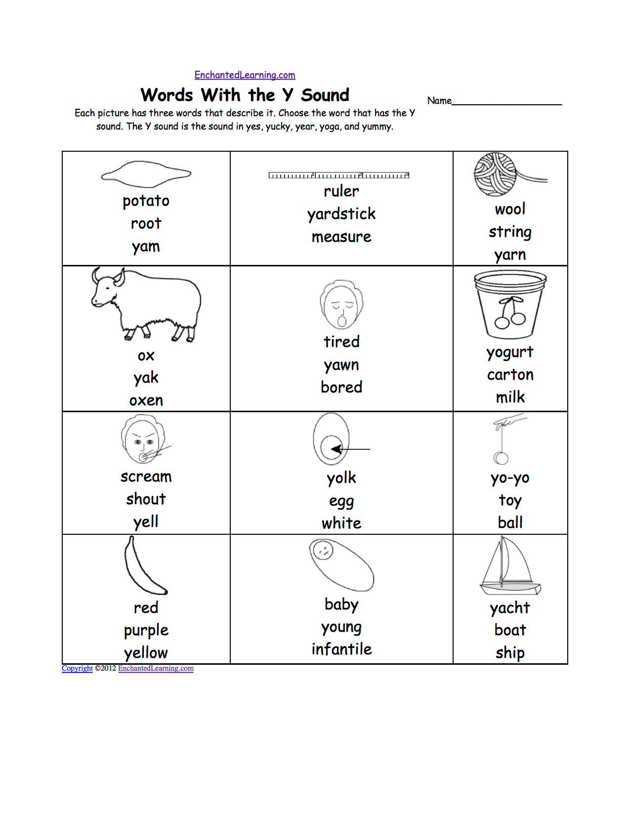 Letter Y Alphabet Activities at