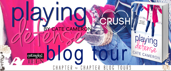 Cover Reveal Playing Defense by Cate Cameron Entangled Teen