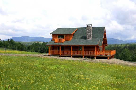 Maine Log Home Kits & Dealers Vacation Houses in Maine