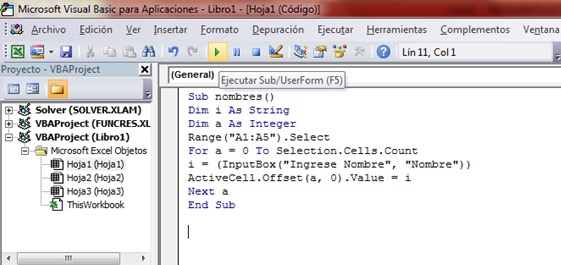 Función InputBox en VBA « Excel Avanzado