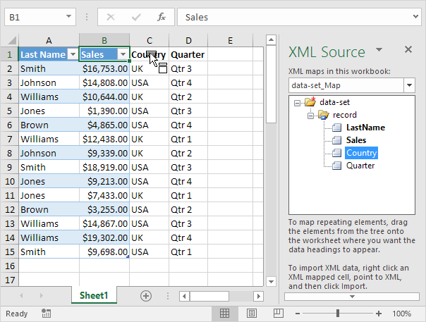 XML in Excel Easy Excel Tutorial