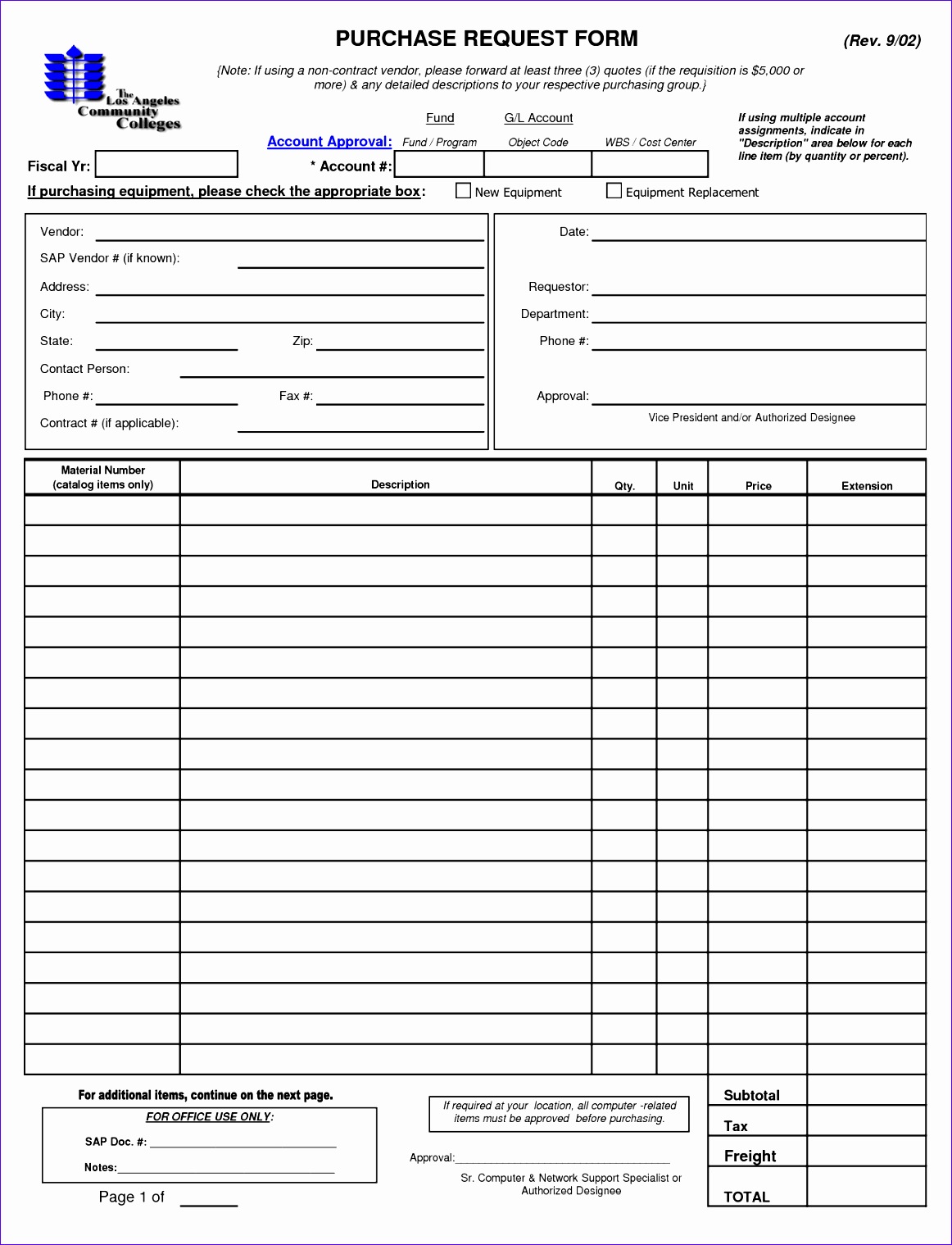 10 Purchase Request form Template Excel Excel Templates