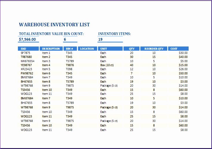 9 Staff Count Sheet Excel Templates