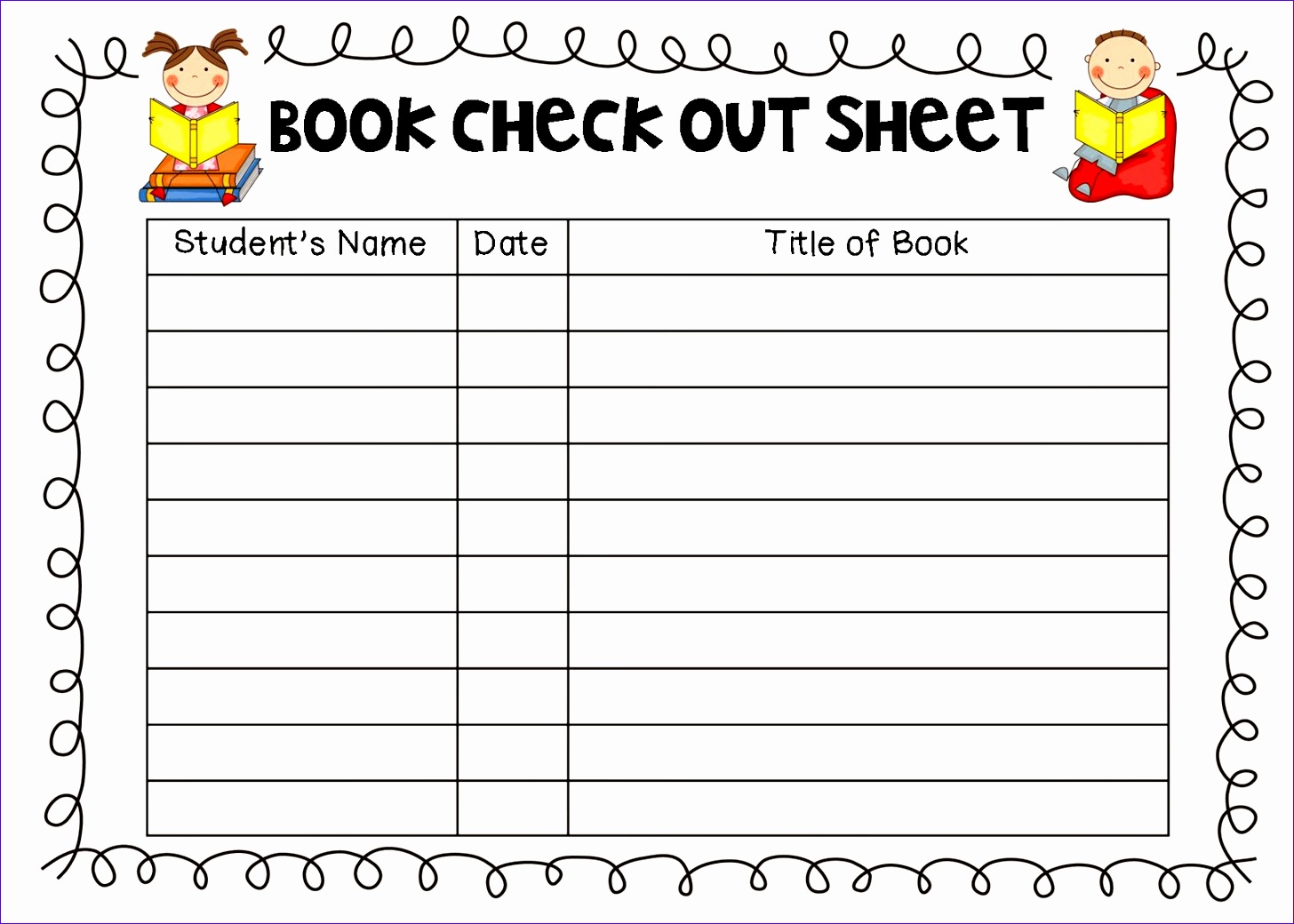 Library Book Checkout Sheet Lwnzo Unique Mrs Lowes Kindergarten Korner