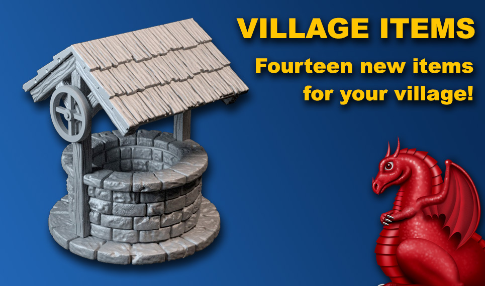 DRAGONLOCK™ Ultimate Village Items Fat Dragon Games
