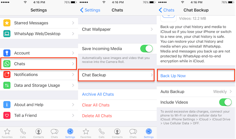 How to Save/Backup Large WhatsApp Chat History from iPhone