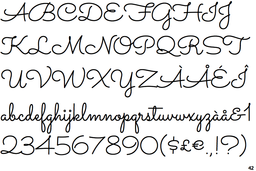 Fontscape Home > Free > Handwriting