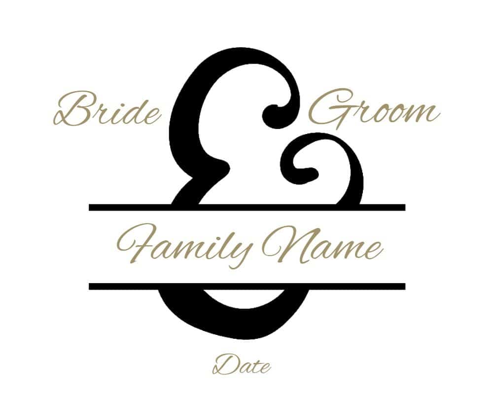 Free Custom Wedding Monogram