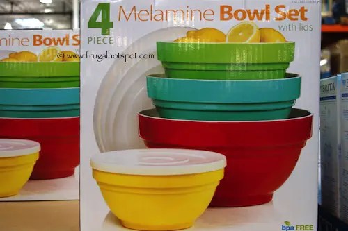 Costco Sale Pandex 4Piece Melamine Bowl Set with Lids