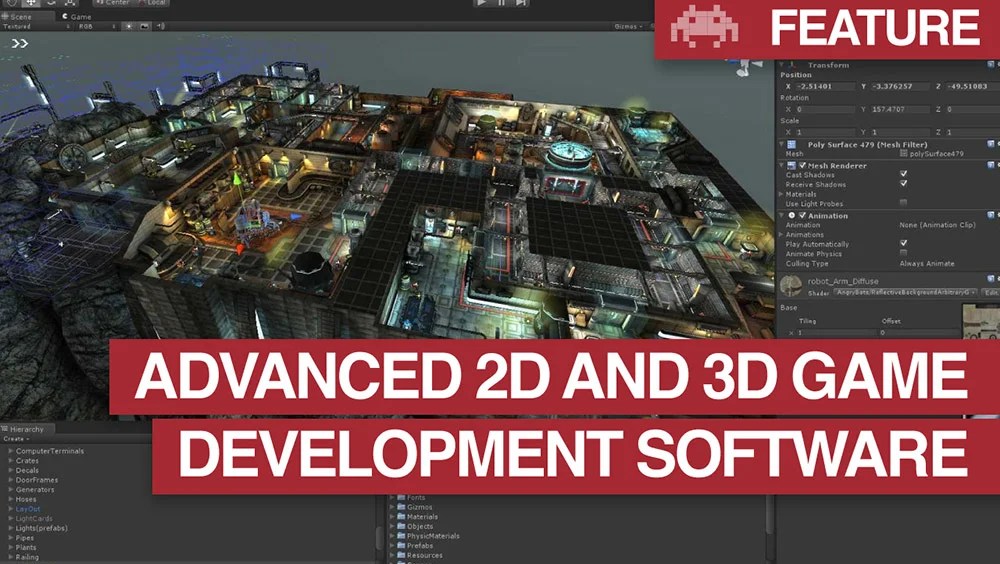 Advanced 2D and 3D Game Development Software
