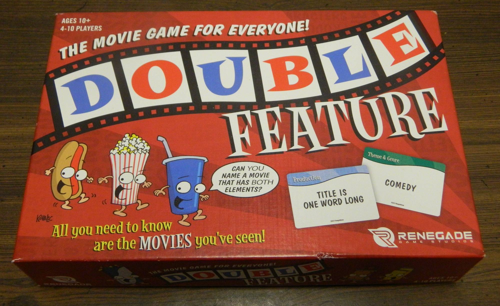 Double Feature Card Game Review and Rules Geeky Hobbies