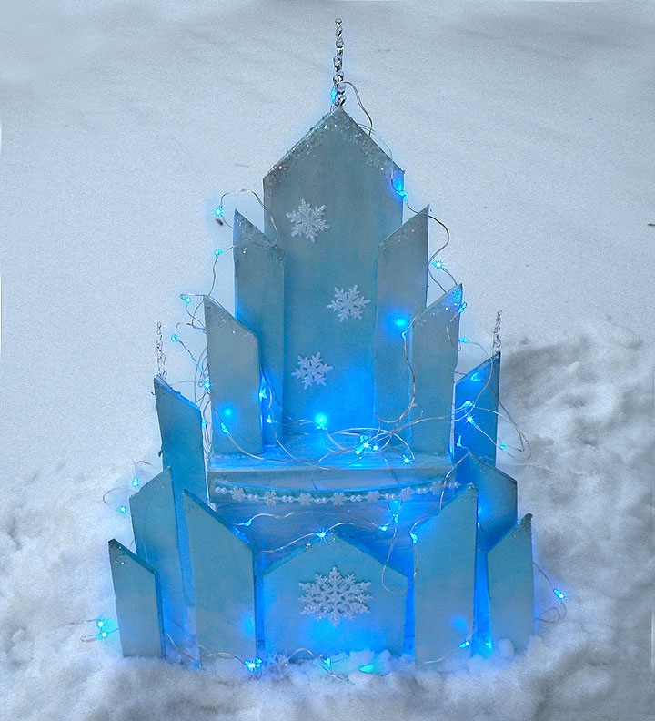 DIY Elsa's Ice Castle from Disney Frozen Gina Tepper