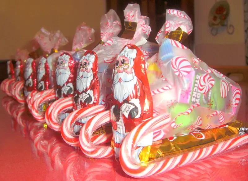 10 Candy Sleigh Ideas with Instructions Guide Patterns
