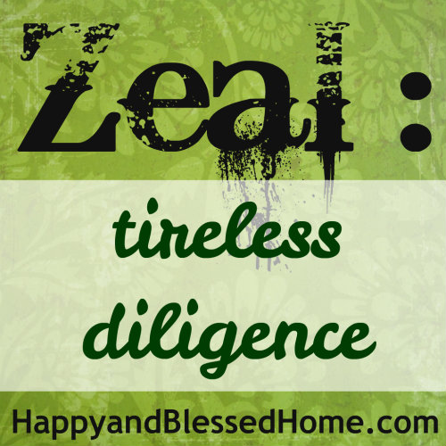 Zeal Encouraging Moms Happy and Blessed Home