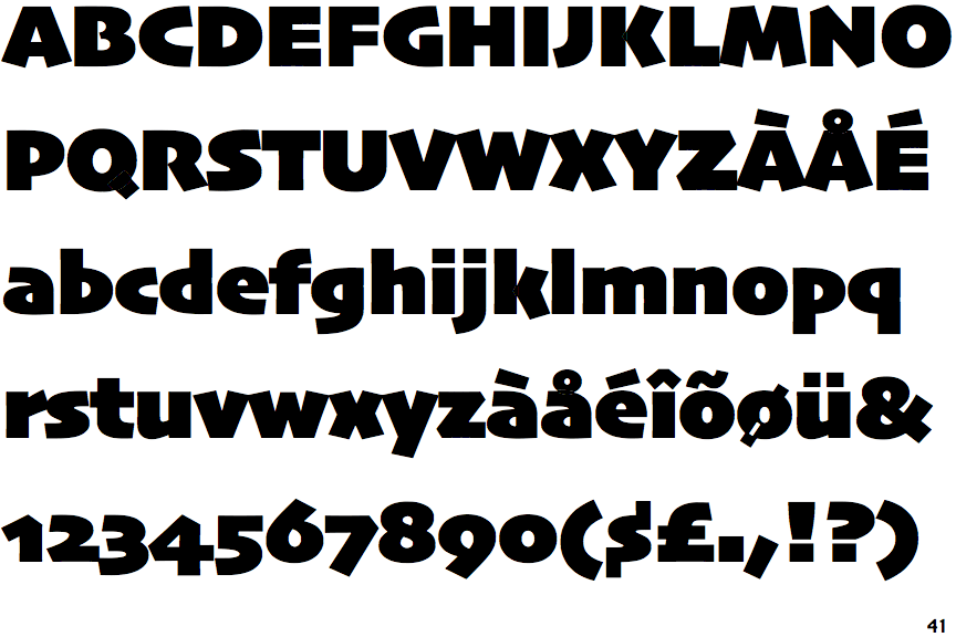 Identifont Skia Black