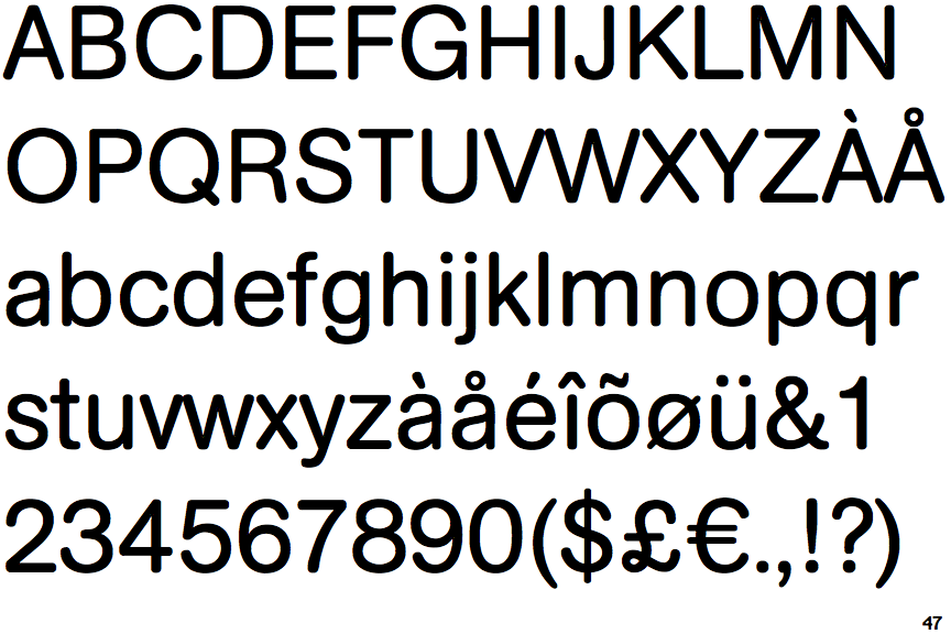 Identifont AG Book Rounded