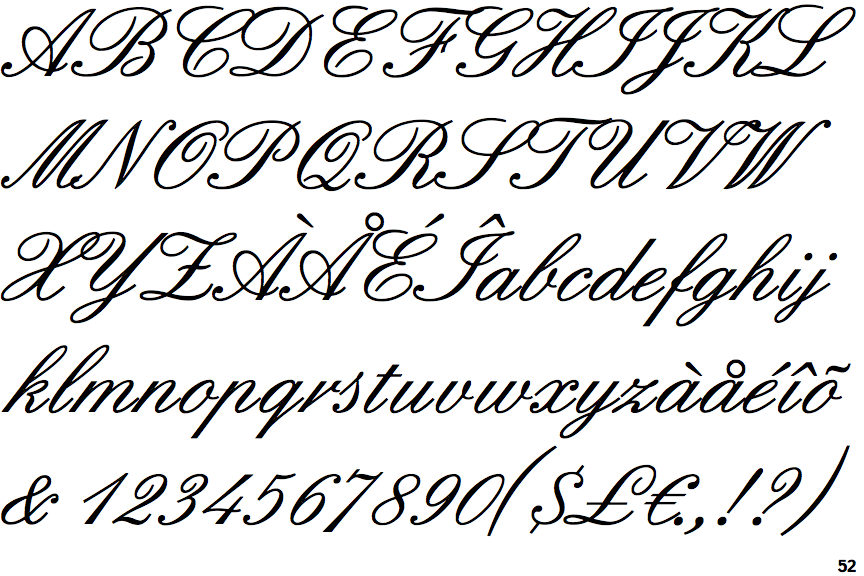 Identifont English 157